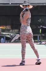 PHOEBE PRICE at a Tennis Courts in Los Angeles 08/04/2020