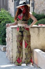PHOEBE PRICE Out with Her Dog Henry in Los Angeles 08/15/2020