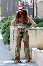PHOEBE PRICE Out with Her Dog Henry in Los Angeles 08/15/2020