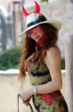 PHOEBE PRICE Out with Her Dog Henry in Los Angeles 08/15/2020