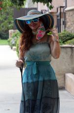 PHOEBE PRICE Out with Her Dog in Los Angeles 08/17/2020