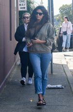 PIA MILLER Heading to a Hair Dresser in Paddington 08/15/2020