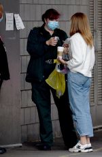 PIXIE LOTT on the Set of The Voice Kids in Manchester 08/22/2020
