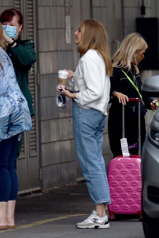 PIXIE LOTT on the Set of The Voice Kids in Manchester 08/22/2020