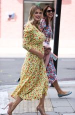Pregnant ASHLEY JAMES Leaves Jeremy Vine Show in London 08/05/2020