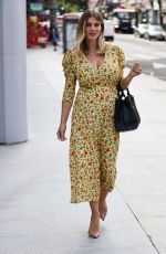 Pregnant ASHLEY JAMES Leaves Jeremy Vine Show in London 08/05/2020