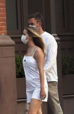 Pregnant JENNIFER LAWRENCE and Cooke Maroney Out in New York 08/28/2020