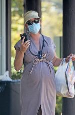 Pregnant KATY PERRY Out for Coffee in Santa Barbara 08/03/2020