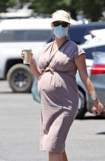 Pregnant KATY PERRY Out for Coffee in Santa Barbara 08/03/2020
