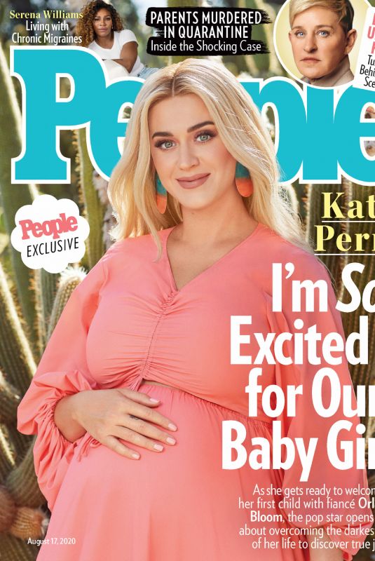 Pregnant LATY PERRY in People Magazine, August 2020