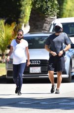 Pregnant LEA MICHELE and Zandy Reich Out in Los Angeles 08/09/2020