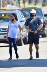 Pregnant LEA MICHELE and Zandy Reich Out in Los Angeles 08/09/2020