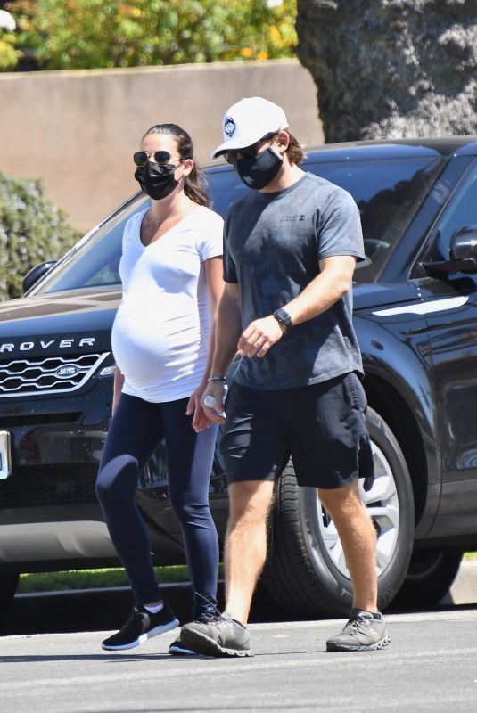 Pregnant LEA MICHELE and Zandy Reich Out in Los Angeles 08/09/2020