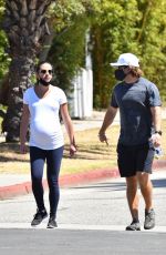 Pregnant LEA MICHELE and Zandy Reich Out in Los Angeles 08/09/2020