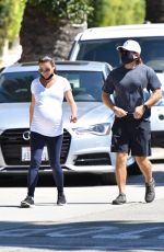 Pregnant LEA MICHELE and Zandy Reich Out in Los Angeles 08/09/2020
