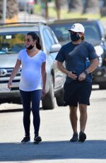 Pregnant LEA MICHELE and Zandy Reich Out in Los Angeles 08/09/2020