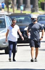 Pregnant LEA MICHELE and Zandy Reich Out in Los Angeles 08/09/2020