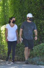 Pregnant LEA MICHELE and Zandy Reich Out in Los Angeles 08/09/2020