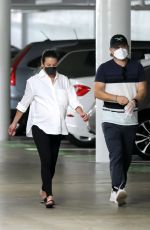 PREGNANT LEA MICHELE Heading for Checkup in Santa Monica 08/13/2020