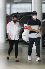 PREGNANT LEA MICHELE Heading for Checkup in Santa Monica 08/13/2020