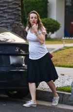 Pregnant RACHEL MCADAMS Out in Los Angeles 08/20/2020