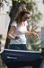 Pregnant RACHEL MCADAMS Out in Los Angeles 08/20/2020
