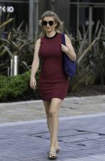 RACHEL RILEY Leaves Mediacity in Salford Quays 08/12/2020