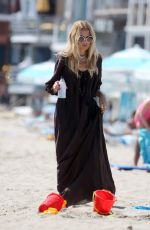 RACHEL ZOE Out on the Beach in Santa Barbara 08/30/2020