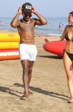 REBECCA GORMLEY in Bikini at a Beach in Marbella 08/02/2020