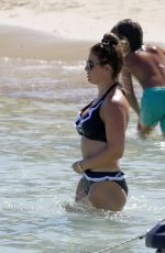 REBEKAH VARDY in Bikini at a Beach in Spain 08/06/2020