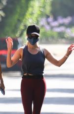 REESE WITHERSPOON Out Hiking in Los Angeles 08/07/2020