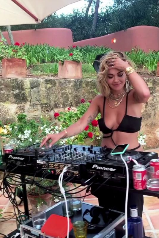 RITA ORA at a Birthday Party in Ibiza 08/04/2020