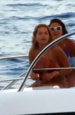 RITA ORA in Bikini at a Boat in Greece 08/17/2020
