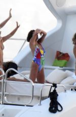 RITA ORA in Bikini at a Boat in Greece 08/17/2020