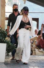 RITA ORA Out and About in Capri 08/29/2020