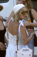 RITA ORA Out for Dinner with Friends in Sapin 08/05/2020