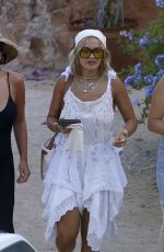 RITA ORA Out for Dinner with Friends in Sapin 08/05/2020