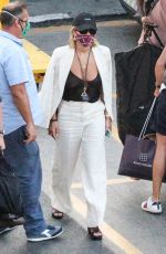 RITA ORA Wearing a Mask Out in Capri 08/29/2020