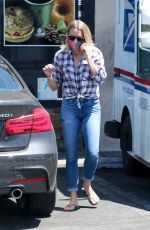 ROBIN WRIGHT in Denim at Pita Cafe in Los Angeles 07/31/2020