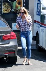 ROBIN WRIGHT in Denim at Pita Cafe in Los Angeles 07/31/2020