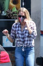 ROBIN WRIGHT in Denim at Pita Cafe in Los Angeles 07/31/2020