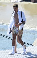 RUBY MAE in Bikini Top at a Boat in Greece 08/10/2020