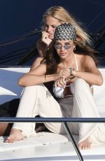 RUBY MAE in Bikini Top at a Boat in Greece 08/10/2020
