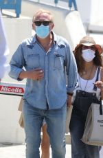 SALMA HAYEK and Francois-Henri Pinault Out in Mykonos 08/29/2020