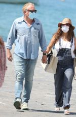 SALMA HAYEK and Francois-Henri Pinault Out in Mykonos 08/29/2020