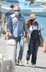 SALMA HAYEK and Francois-Henri Pinault Out in Mykonos 08/29/2020