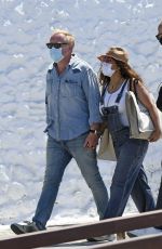 SALMA HAYEK and Francois-Henri Pinault Out in Mykonos 08/29/2020