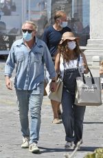 SALMA HAYEK and Francois-Henri Pinault Out in Mykonos 08/29/2020