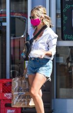 SARAH MICHELLE GELLAR in Denim Shorts Out in Los Angeles 08/26/2020