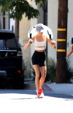 SCARLET and SOPHIA STALLONE at Outdoor Workout Session in West Hollywood 08/11/2020